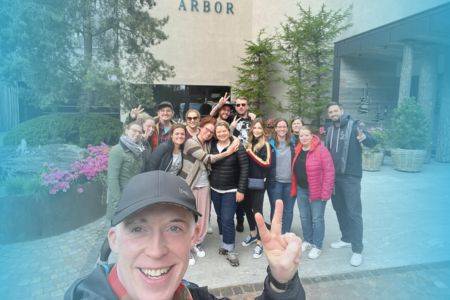 Selfie Firmentrip HiPo Ärztevermittlung